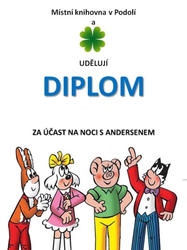 Noc s Andersenem v knihovně - 7.4.2017